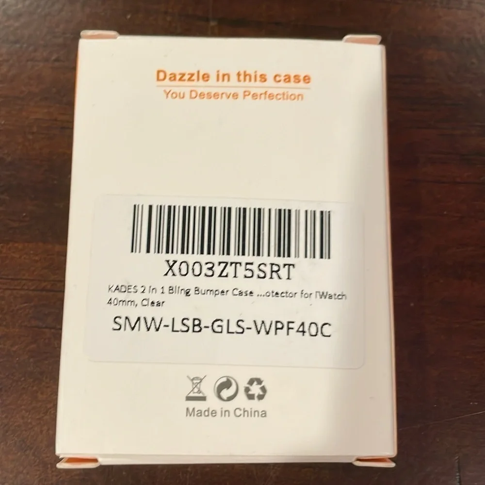 NIB Apple Watch Bling Case Protector Bumper Case
